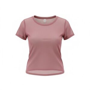 Bozzolo Dusty Rose Mesh Tee